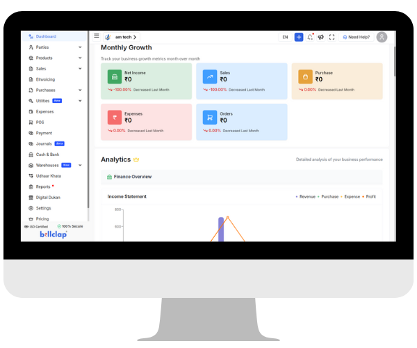 Online Accounting Software in India | BillClap