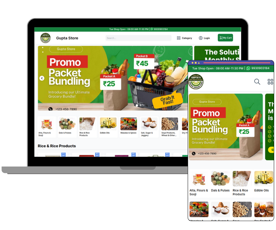 Digital Dukaan storefront preview