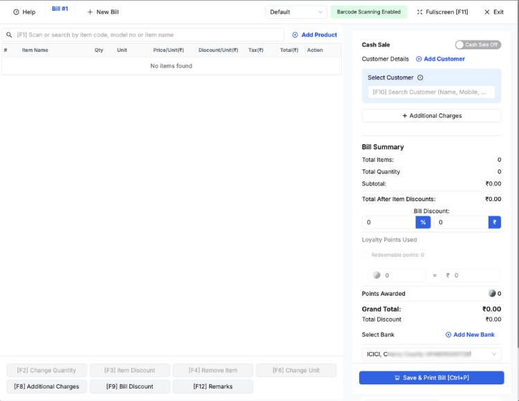 BillClap GST billing software preview