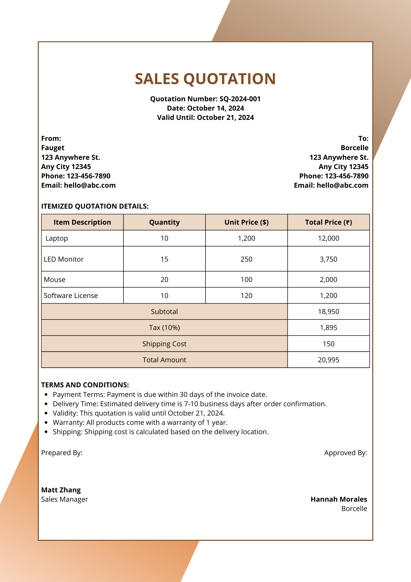Invoice 1