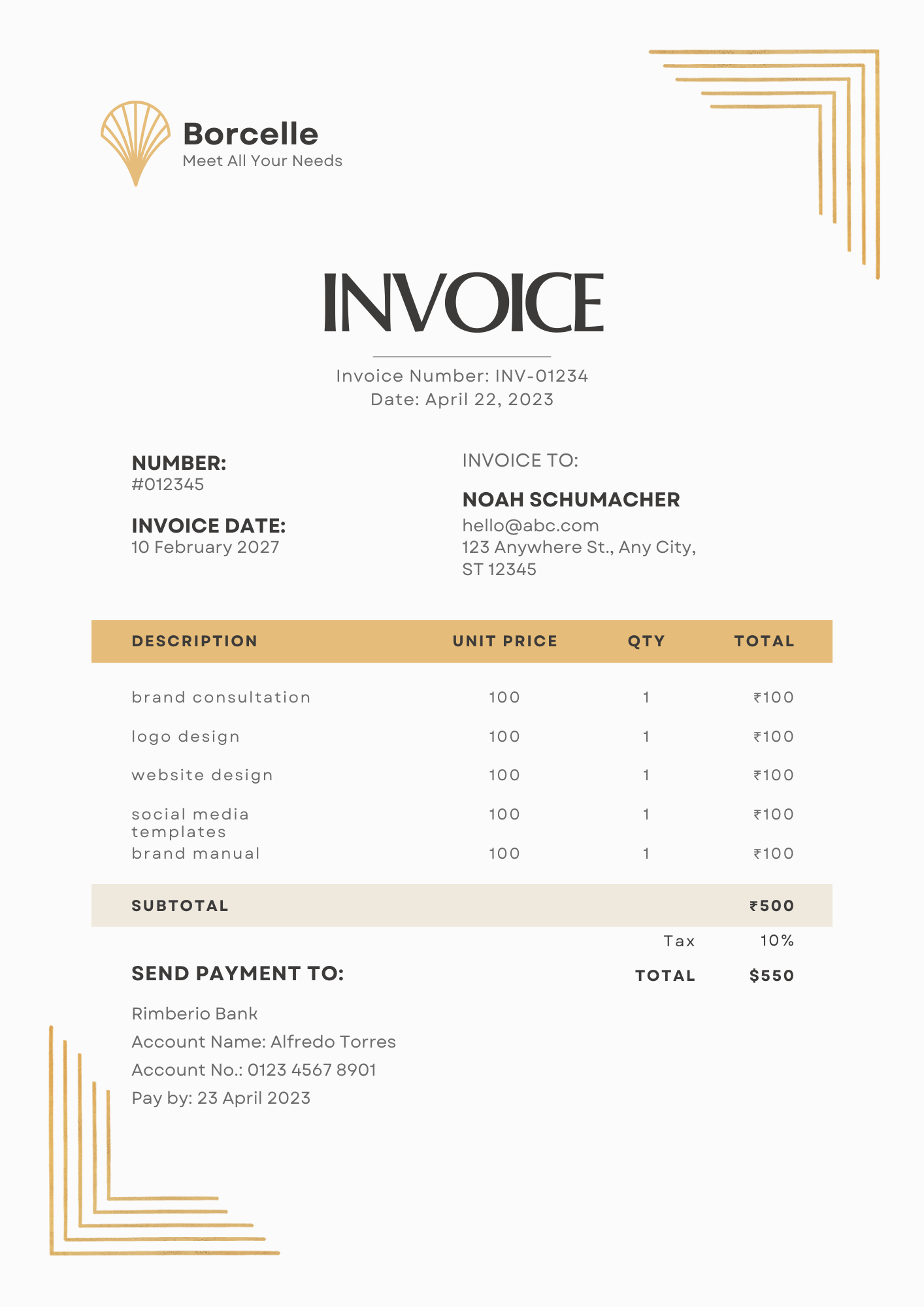 Invoice 2